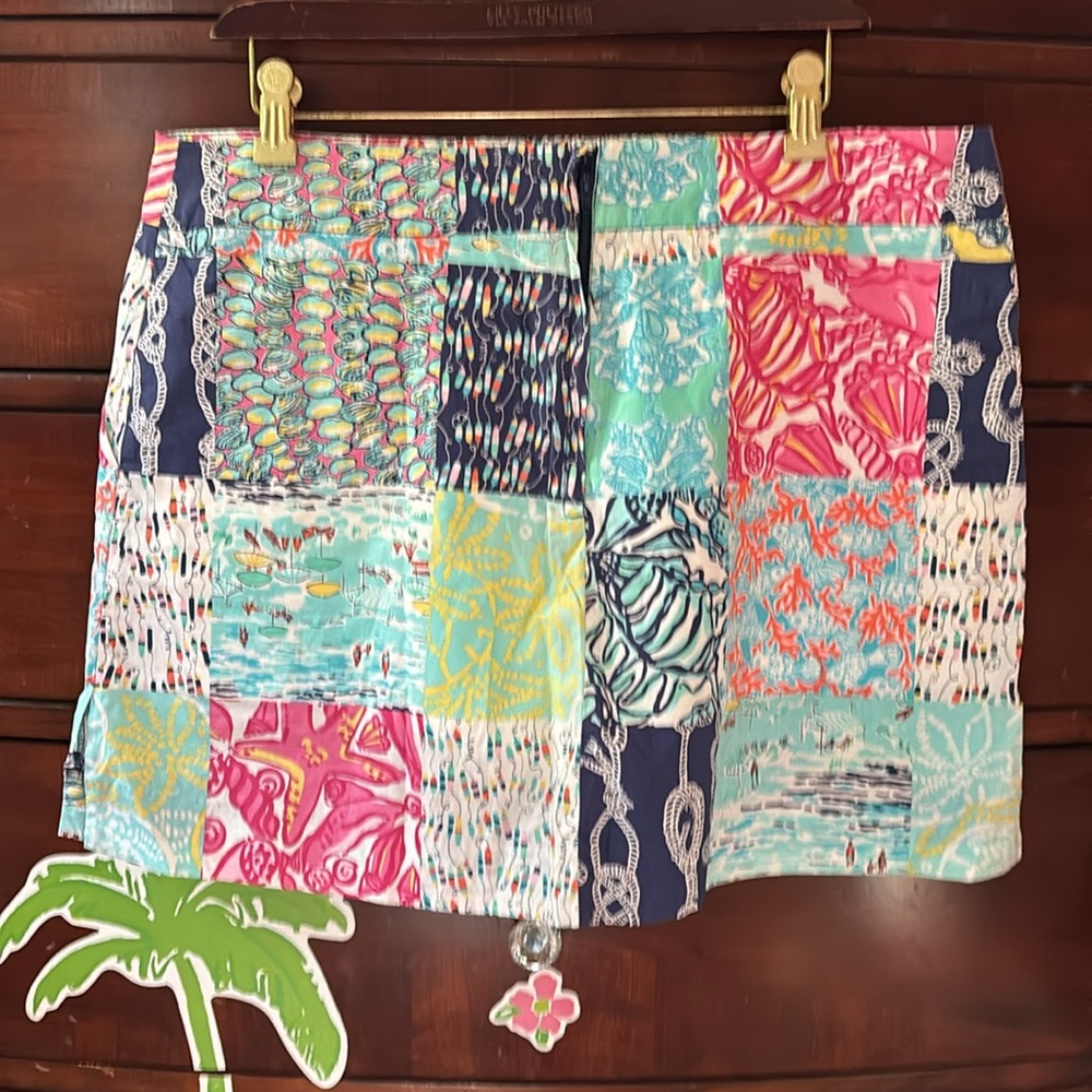 Lilly Pulitzer Skort Multi Sailor Patch Print - image 4